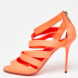 Jimmy Choo: Оранжевые сандалии 