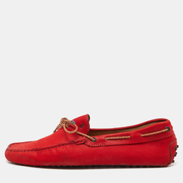 Tod's: Красные мокасины 