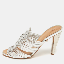 Giuseppe Zanotti: Серебристые сабо 