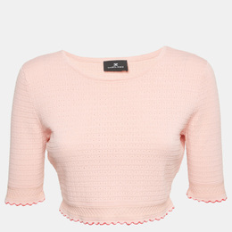 Elisabetta Franchi: Розовый свитер 