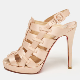 Christian Louboutin: Розовые сандалии 