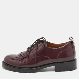 Valentino: Бордовые лоферы 