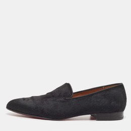 Christian Louboutin: Чёрные мокасины 
