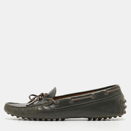 Tod's: Зелёные мокасины 