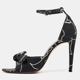 Miu Miu: Чёрные сандалии 