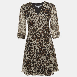 Diane Von Furstenberg: Коричневое платье 