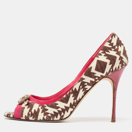 Manolo Blahnik: Коричневые босоножки 