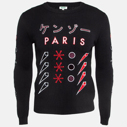 Kenzo: Чёрный свитшот 