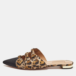 Aquazzura: Чёрные сабо 