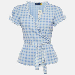 Polo Ralph Lauren: Голубой топ 