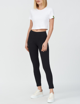 EA7 EMPORIO ARMANI: Чёрные легинсы 