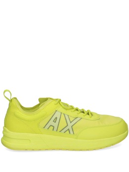 Armani Exchange: Жёлтые кроссовки 