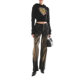 Versace Jeans Couture: Чёрная толстовка 