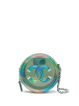 CHANEL Pre-Owned: Зелёная сумка 
