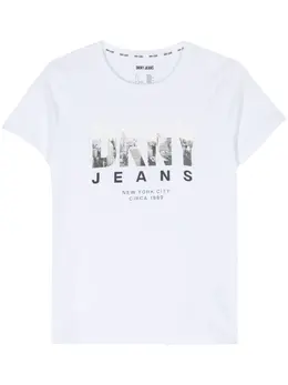 DKNY: Футболка с принтом 