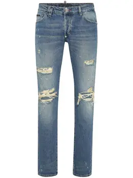 Philipp Plein: Рваные джинсы 