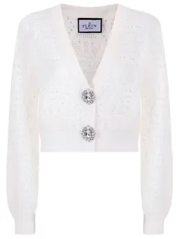 PHILIPP PLEIN: Кардиган из шерсти 