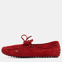 Tod's: Красные мокасины 