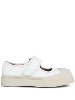 Marni: Белые кроссовки 