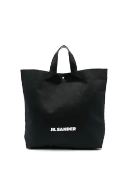 Jil Sander: Сумка-шоппер с принтом 
