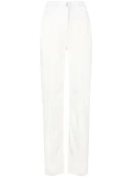 Givenchy: Белые брюки 