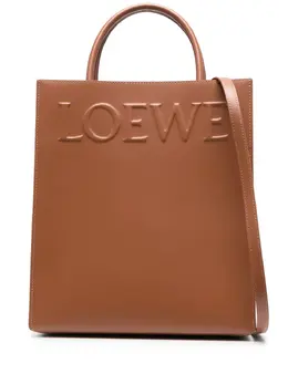 LOEWE: Коричневая сумка-шоппер 