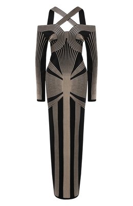 Balmain: Платье из вискозы 