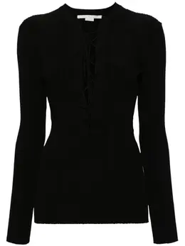 Stella McCartney: Чёрный свитер 