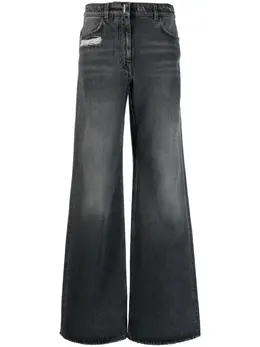 Givenchy: Расклешённые джинсы 