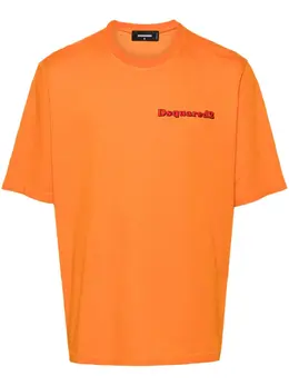 Dsquared2: Хлопковая футболка  Skater