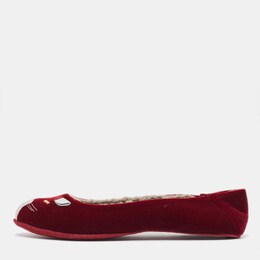 Marc by Marc Jacobs: Бордовые балетки 