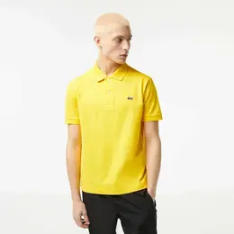 LACOSTE: Жёлтое поло 