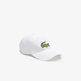 LACOSTE: Белая кепка 