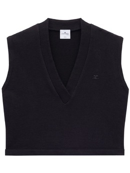 Courrèges: Чёрный жилет 