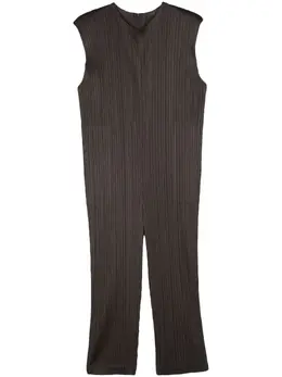 Pleats Please Issey Miyake: Комбинезон без рукава 