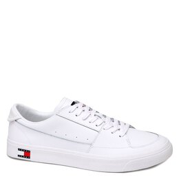 Tommy Jeans: Белые кроссовки 
