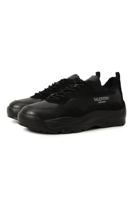 Valentino: Чёрные кроссовки  Gumboy