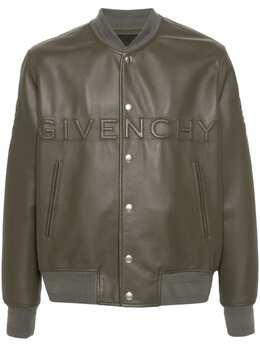 Givenchy: Зелёная куртка 