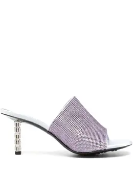 Givenchy: Фиолетовые сабо  G Cube