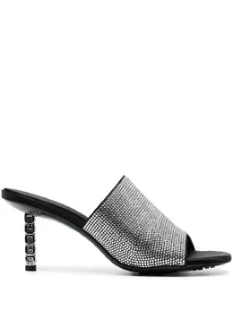 Givenchy: Чёрные сандалии  G Cube