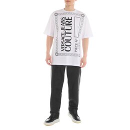 Versace Jeans Couture: Белая футболка 