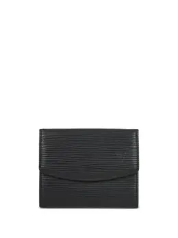 Louis Vuitton Pre-Owned: Чёрный кошелёк 