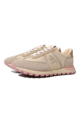 Premiata: Бежевые кроссовки  John Low