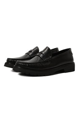 Saint Laurent: Чёрные лоферы 