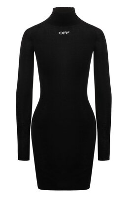 Off-White: Платье из вискозы 