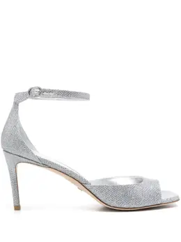Stuart Weitzman: Серебристые сандалии 