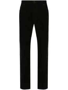 Saint Laurent: Чёрные брюки 