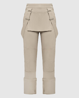Max Mara: Бежевые брюки 
