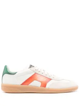 Santoni: Белые кроссовки 
