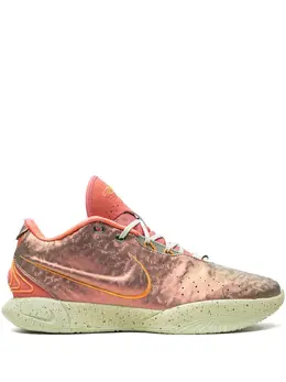 Nike: Оранжевые кроссовки 